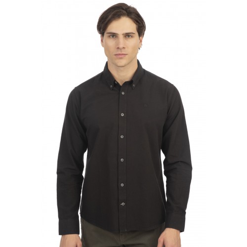 Πουκάμισο Rebase 242-RGS-5001 Black