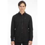 Πουκάμισο Rebase 242-RGS-5002 Black