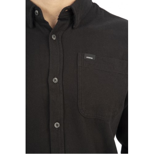Πουκάμισο Rebase 242-RGS-5002 Black