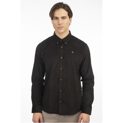 Πουκάμισο Κοτλέ Rebase 242-RGS-5005 Black