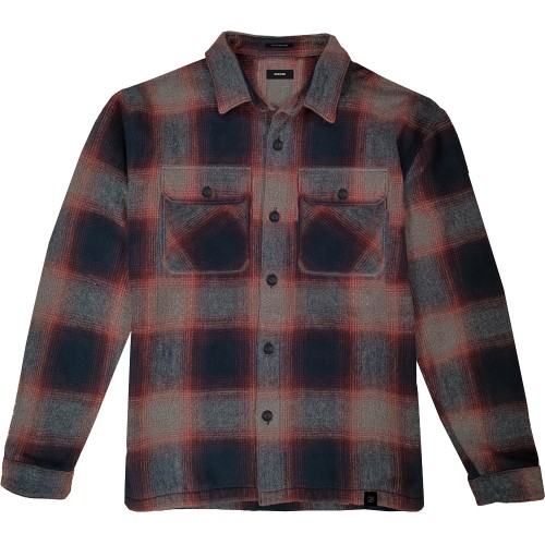 Πουκάμισο Over Rebace 242-GRS-5009 CC28 Red/Greige Πουκάμισο Over Rebace 242-GRS-5009 CC28 Red/Greige