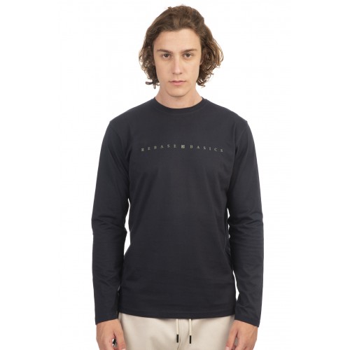 Μπλούζα Μακρύ Μανίκι Rebase 242-RTS-9002 Black