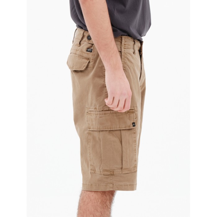 Βερμούδα Cargo Basehit 221.BM47.97 Dark Beige Βερμούδες