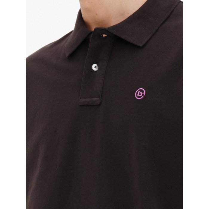 Polo Shirt Basehit 211.BM35.68GD Off Black Polo