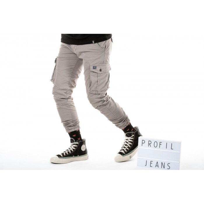 Παντελόνι Cargo Jogger Profil 302 Light Grey Cargo Pants