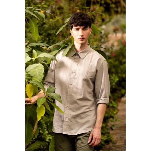 Πουκάμισο Mao Rebase RGS-535B Beige