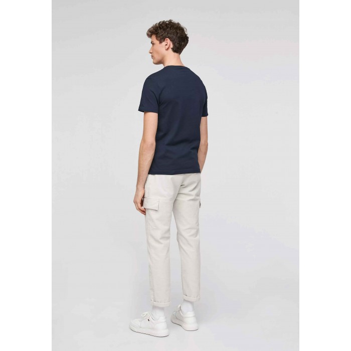 Μπλούζα Μονόχρωμη  s.Oliver 2057430 5978 Navy T-Shirt