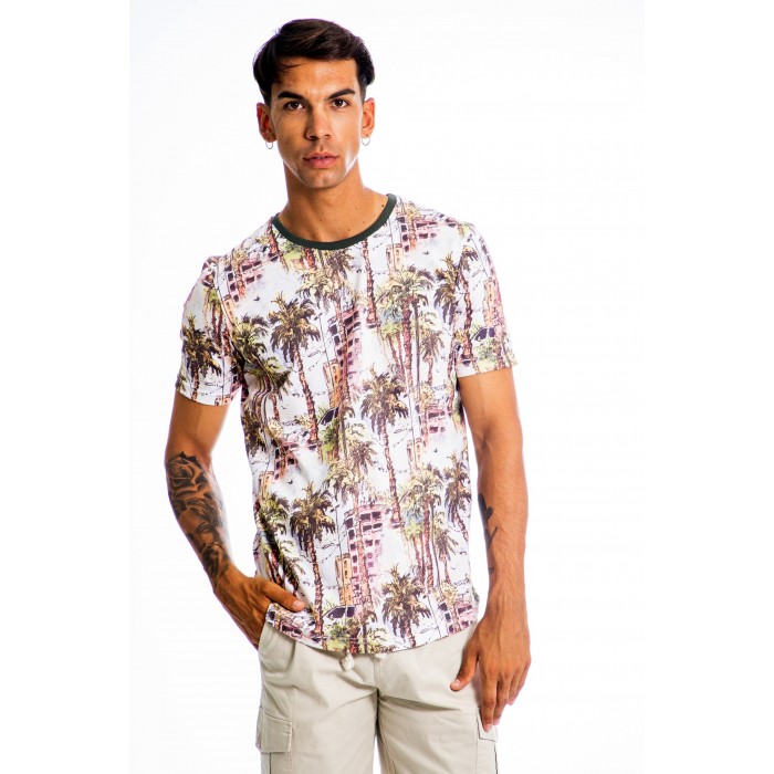 Μπλούζα Paco 13543-06 Floral T-Shirt