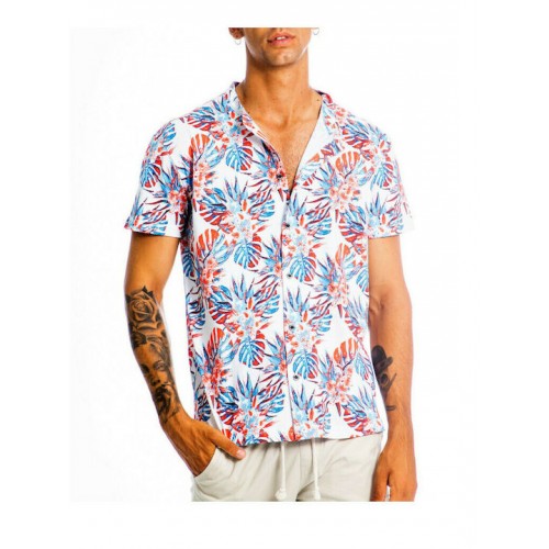 Πουκάμισο Paco Floral 13548 White Πουκάμισο Paco Floral 13548 White