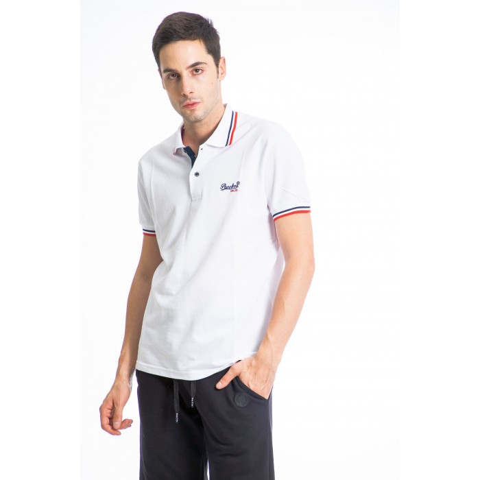 Πόλο Paco Basic 6797 White Polo