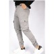 Παντελόνι Cargo Senior 480 Light Grey Με Λάστιχο Cargo Pants