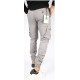 Παντελόνι Cargo Senior 480 Light Grey Με Λάστιχο Cargo Pants