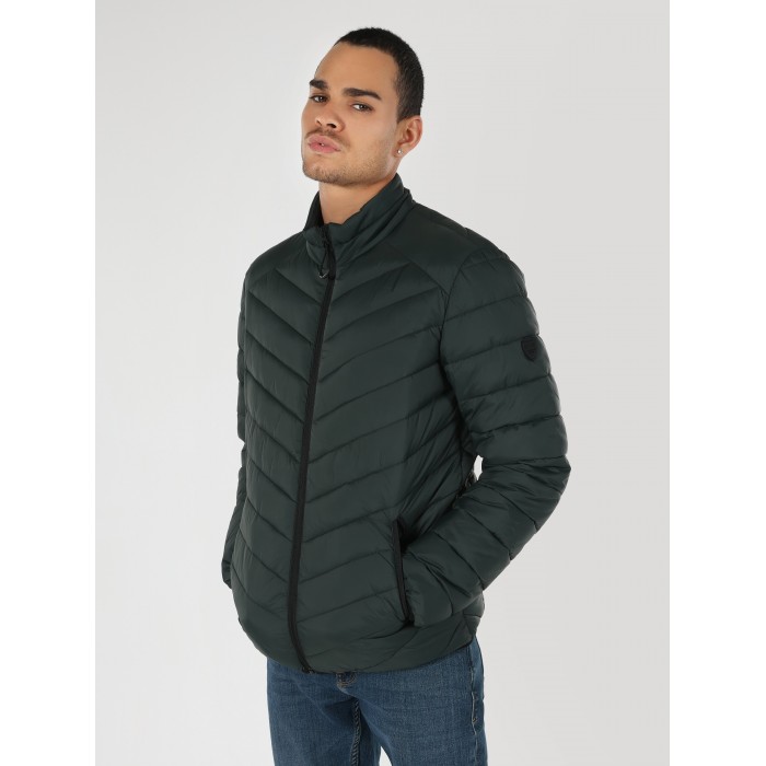 Μπουφάν Puffer Colin's CL 1062510 Dark Dreen Χειμερινά  Μπουφάν