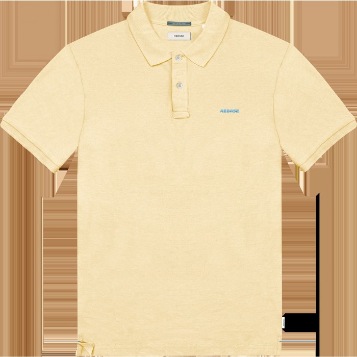 Πόλο Basic Rebase 231.RPS.032 Yellow Polo