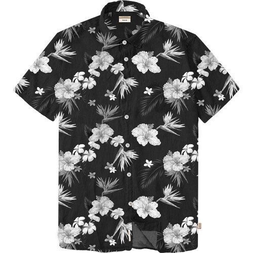 Πουκάμισο Κοντομάνικο Rebase 231.RGS.309 Black