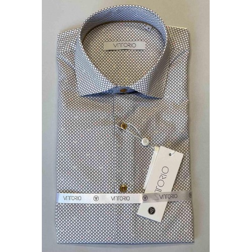 Πουκάμισο Vittorio 800-23-4009 Off White Πουκάμισο Vittorio 800-23-4009 Off White