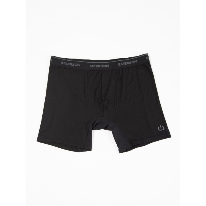 2 Boxers Men Underwear Emerson 232.EM06.05 Black Αξεσουάρ