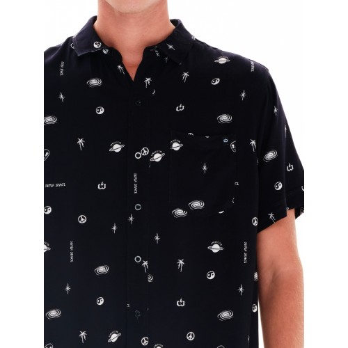 Πουκάμισο Κοντομάνικο Emerson 241.EM61.03R Pr431 Black