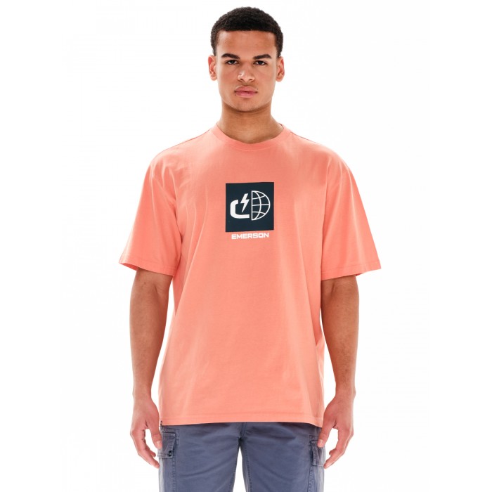 Μπλούζα Emerson 241.EM33.54 Dusty Orange T-Shirt