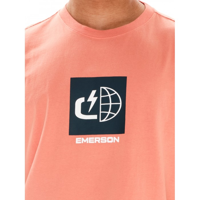 Μπλούζα Emerson 241.EM33.54 Dusty Orange T-Shirt