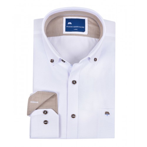 Πουκάμισο Frank Barrymore Oxford 21903.1 White