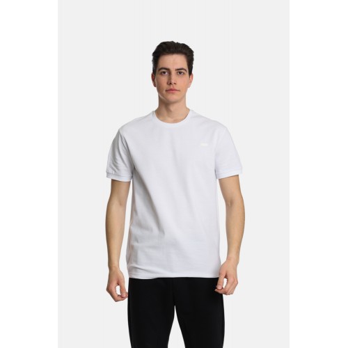 Μπλούζα Πικέ Paco Co 2431096-01 White Μπλούζα Πικέ Paco Co 2431096-01 White