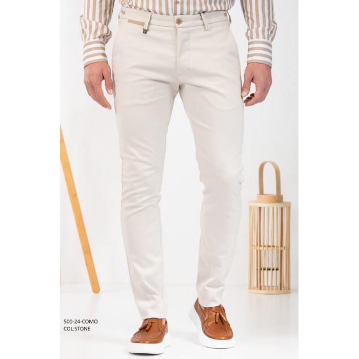 Παντελόνι Vittorio 500-24-COMO Stone Chinos