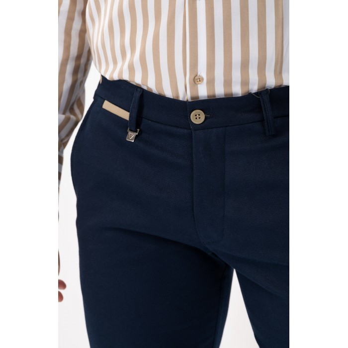 Παντελόνι Vittorio 500-24-COMO Navy Chinos