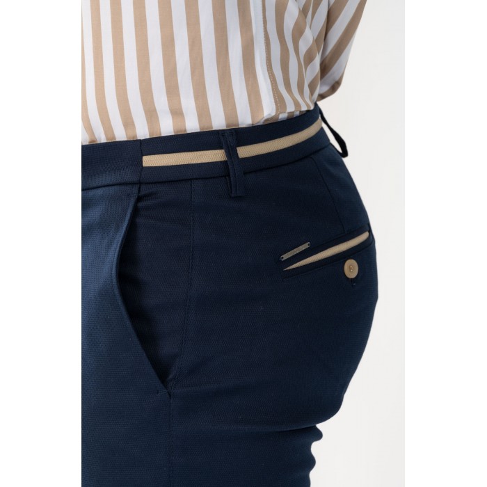 Παντελόνι Vittorio 500-24-COMO Navy Chinos