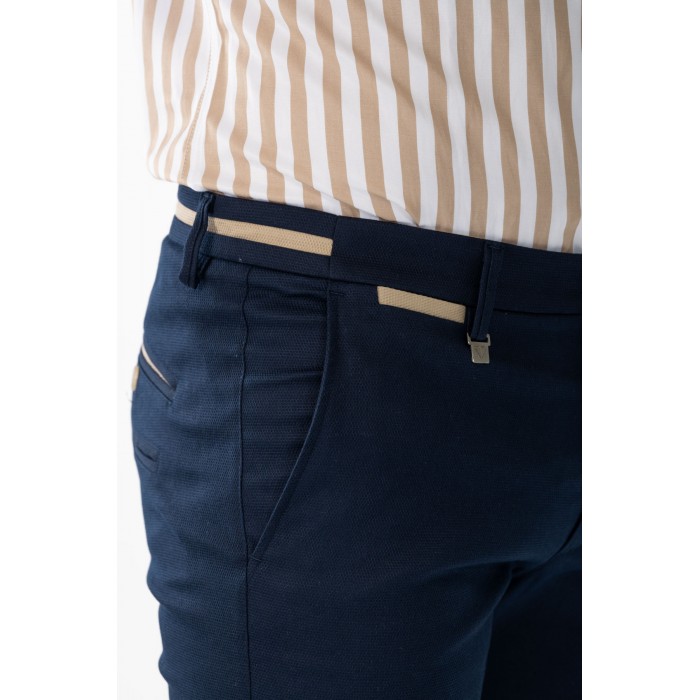 Παντελόνι Vittorio 500-24-COMO Navy Chinos