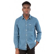 Πουκάμισο Jean Rebase 241-RGS-588 Denim Blue