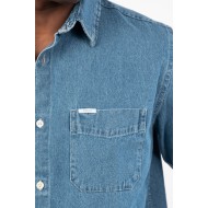 Πουκάμισο Jean Rebase 241-RGS-588 Denim Blue