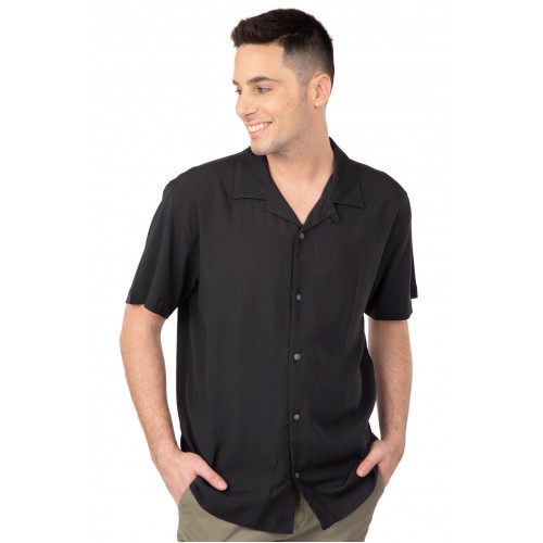 Πουκάμισο Rebase 241-RGS-506 Black
