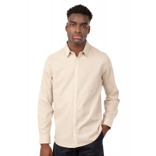 Πουκάμισο Rebase 241-RGS-580 Beige