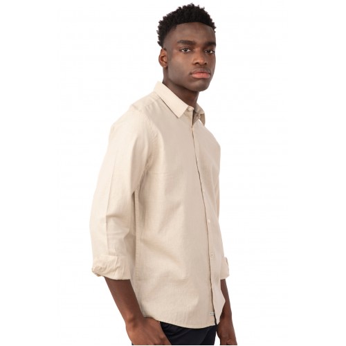 Πουκάμισο Rebase 241-RGS-580 Beige