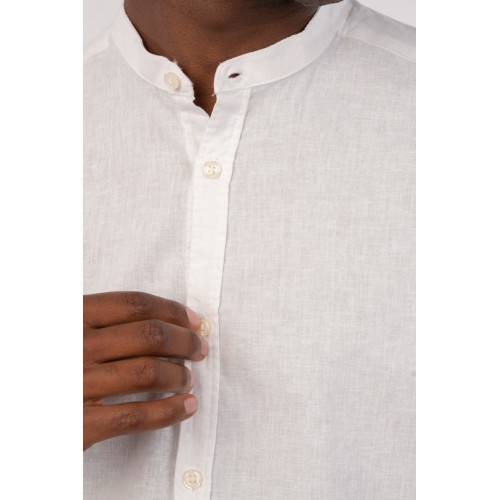 Πουκάμισο Μάο Rebase 241-RGS-581 Off White