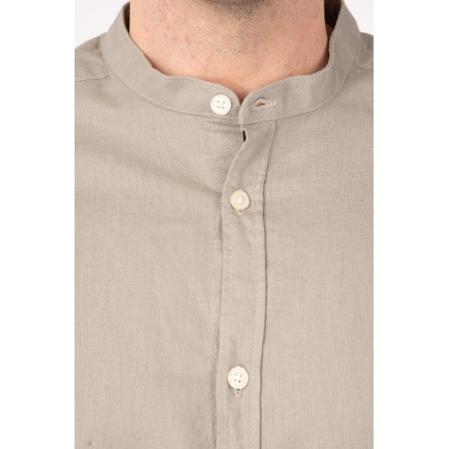 Πουκάμισο Μάο Rebase 241-RGS-581 Stone