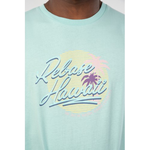 Μπλούζα Rebase 241-RTS-262 Aqua