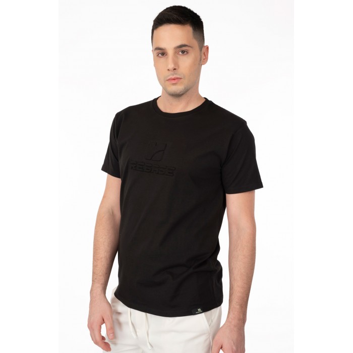Μπλούζα Rebase 241-RTS-293 Black T-Shirt