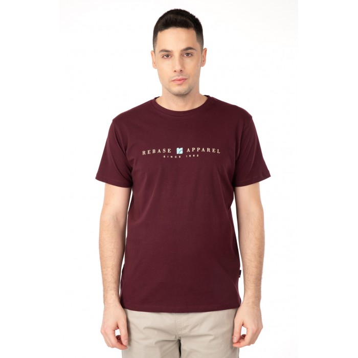 Μπλούζα Rebase 241-RTS-260 Aubergine T-Shirt