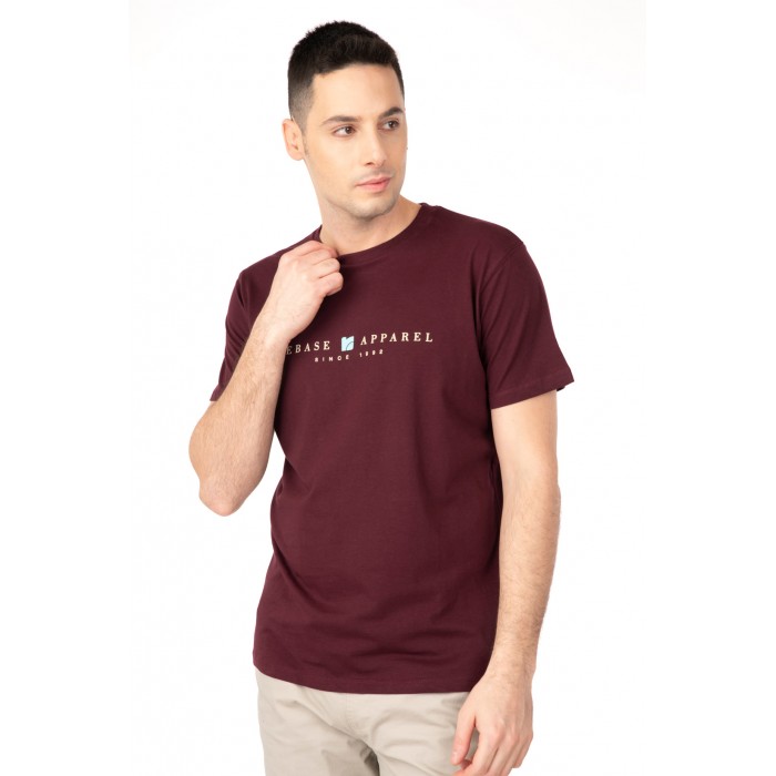 Μπλούζα Rebase 241-RTS-260 Aubergine T-Shirt