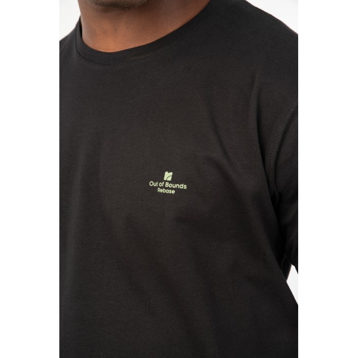 Μπλούζα Rebase 241-RTS-287 Black T-Shirt