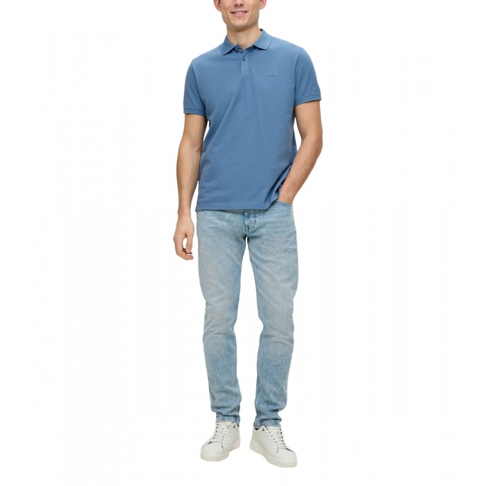 Πόλο s.Oliver 2164768 5402 Light Blue Polo