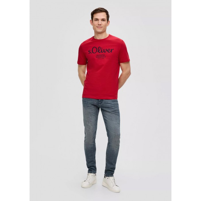 Μπλούζα Basic s.Oliver Logo 2139909 31D1 Red Chilli  T-Shirt