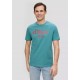 Μπλούζα Basic s.Oliver Logo 2139909 65D1 Turquoise T-Shirt