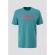 Μπλούζα Basic s.Oliver Logo 2139909 65D1 Turquoise T-Shirt