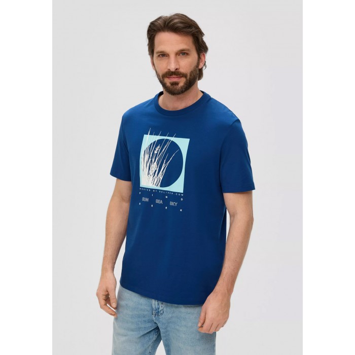 Μπλούζα  s.Oliver  2143915 56D1 Ocean Blue T-Shirt