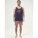 Tank Top  Basehit 211.BM37.40 Navy Blue Μπλούζες