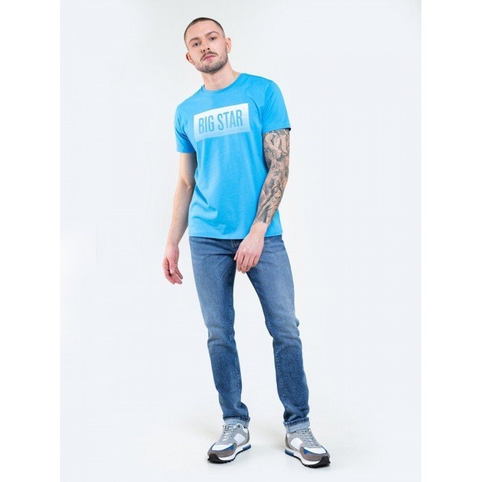 T-shirt Big Star Ceffex SS 401 Blue T-Shirt