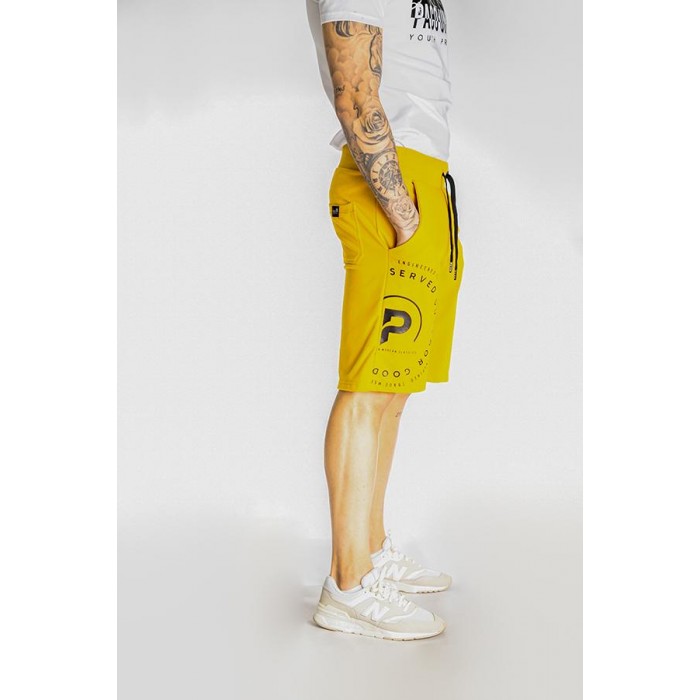 Βερμούδα Paco Yellow 213651 Αθλητικές Βερμούδες